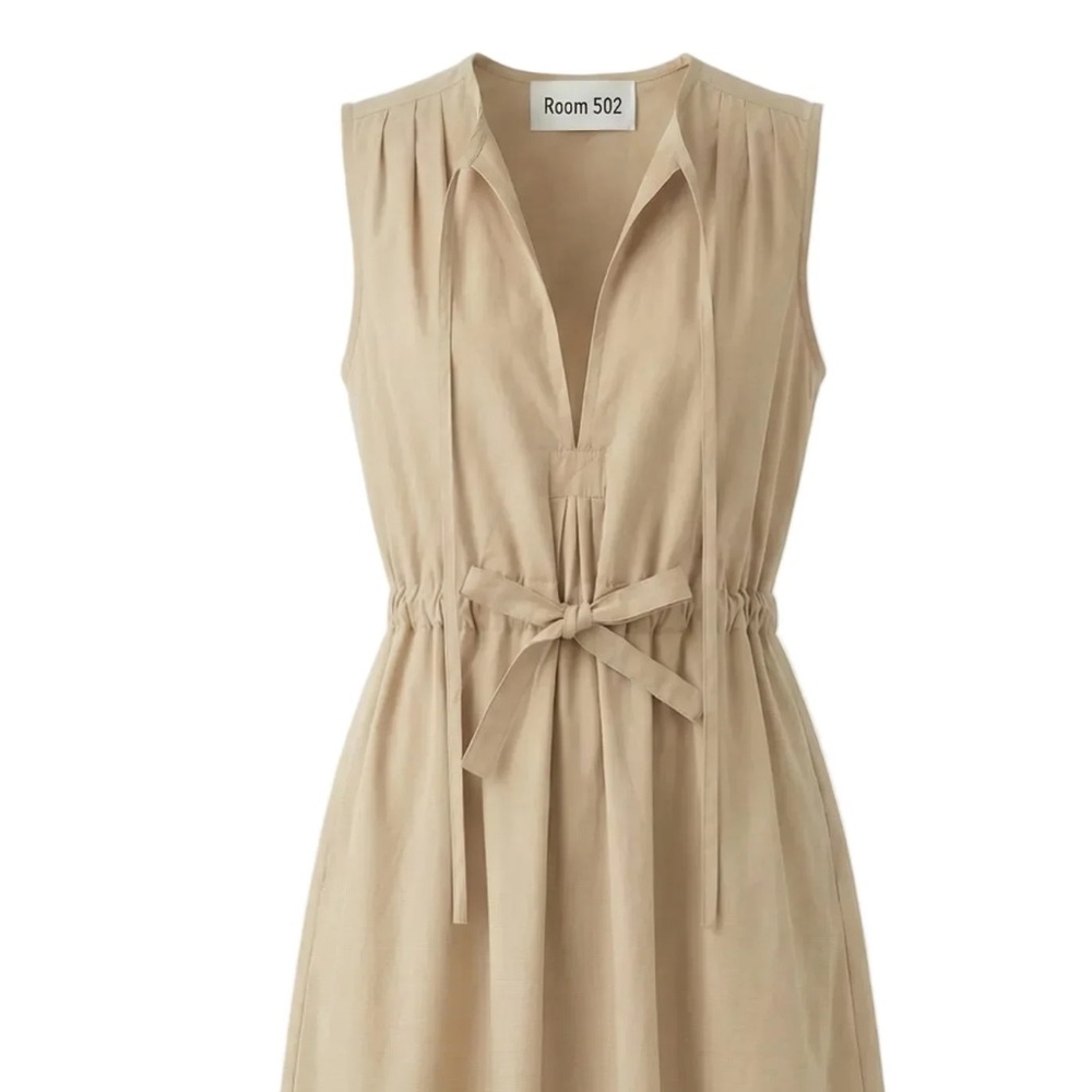 Room 502 Jessica Kaftan Dress in Beige Cotton size 10 42 $445 - Picture 15 of 15